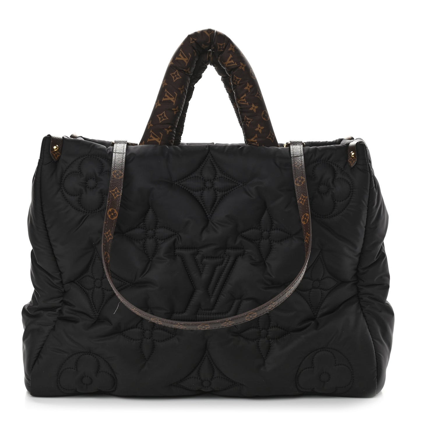 Econyl Monogram Pillow Giant Onthego GM Black