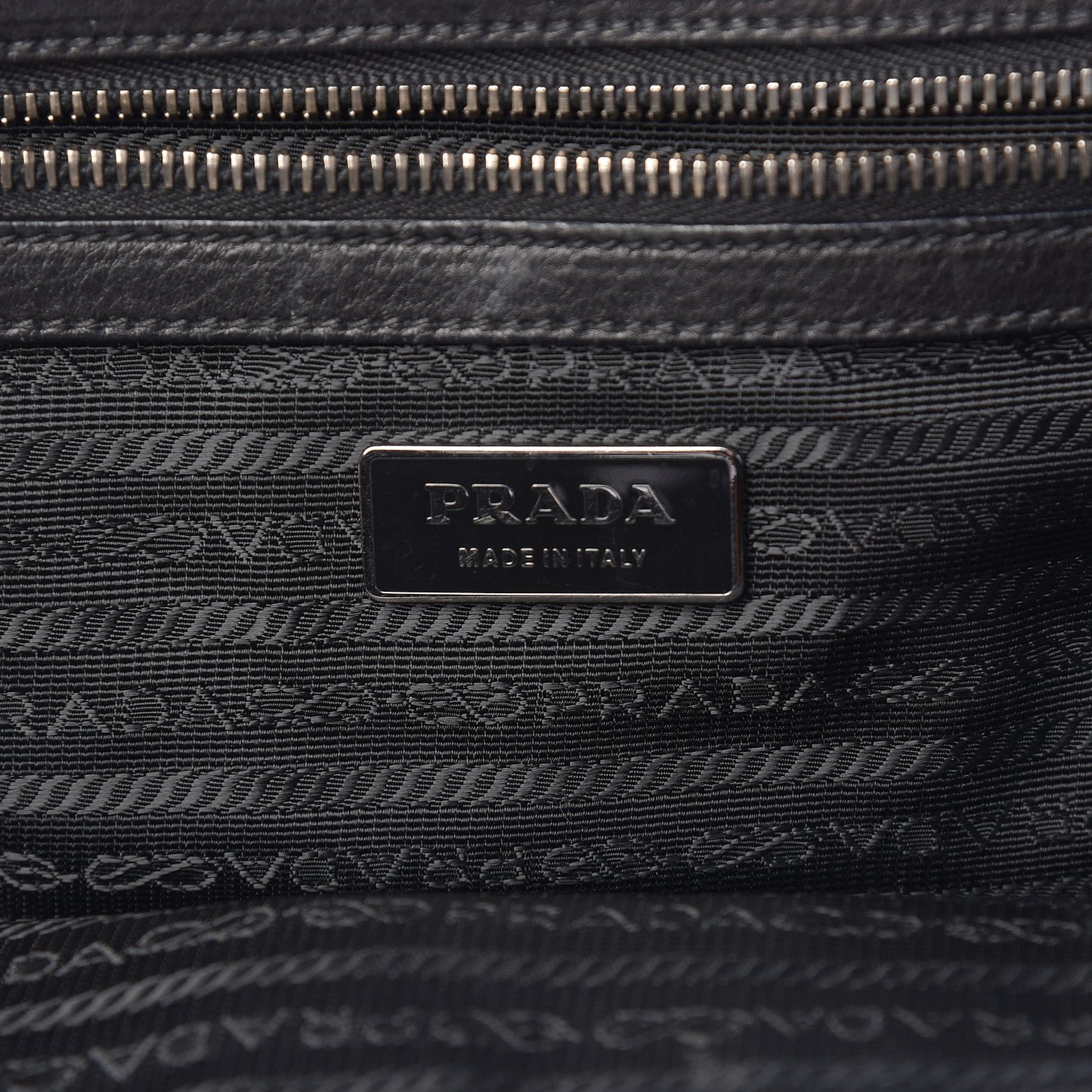 Tessuto Nylon Nappa Braided Gaufre Frame Black