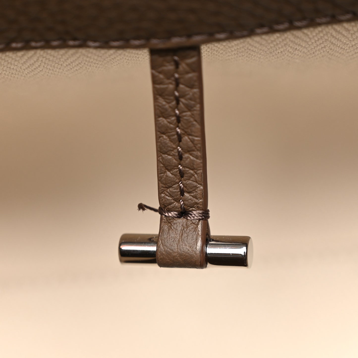 Grained Calfskin Soft Margaux 10 Bag Dark Olive