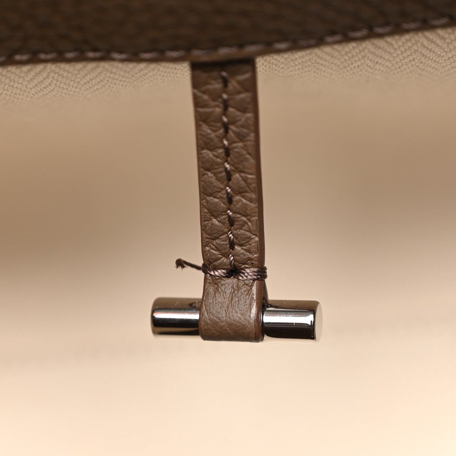 The Row Grained Calfskin Soft Margaux 10 Bag Dark Olive 10 of 10