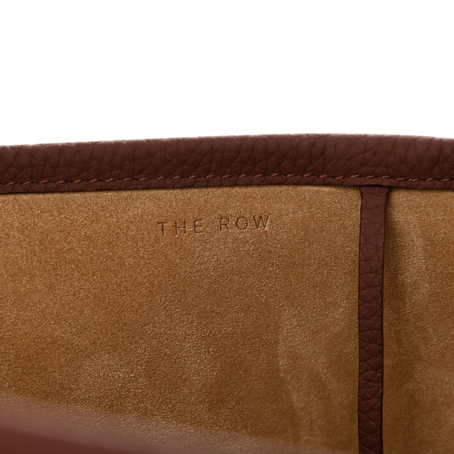 Grained Calfskin Medium N/S Park Tote Cognac