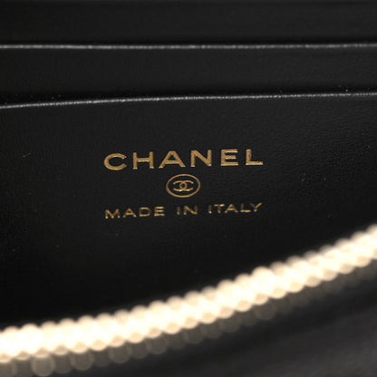 Chanel Caviar Envelope Wallet On Chain WOC Black 6 of 11