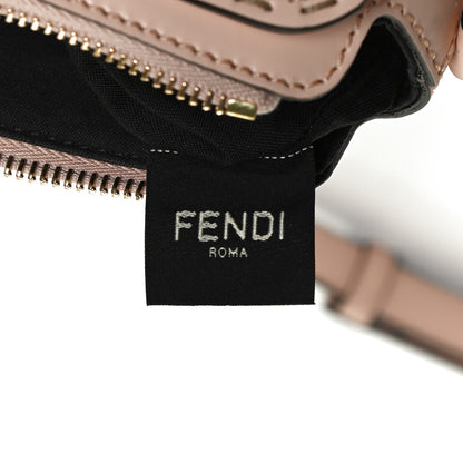 Fendi Vitello King Logo Embossed Mini By The Way Boston Bag Light Rose 9 of 12
