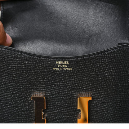 Hermes Epsom Constance Slim Wallet Black 5 of 6