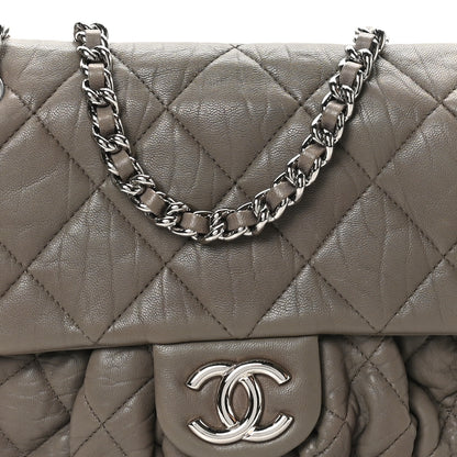 Chanel Washed Lambskin Quilted Medium Chain Around Messenger Taupe 8 of 10