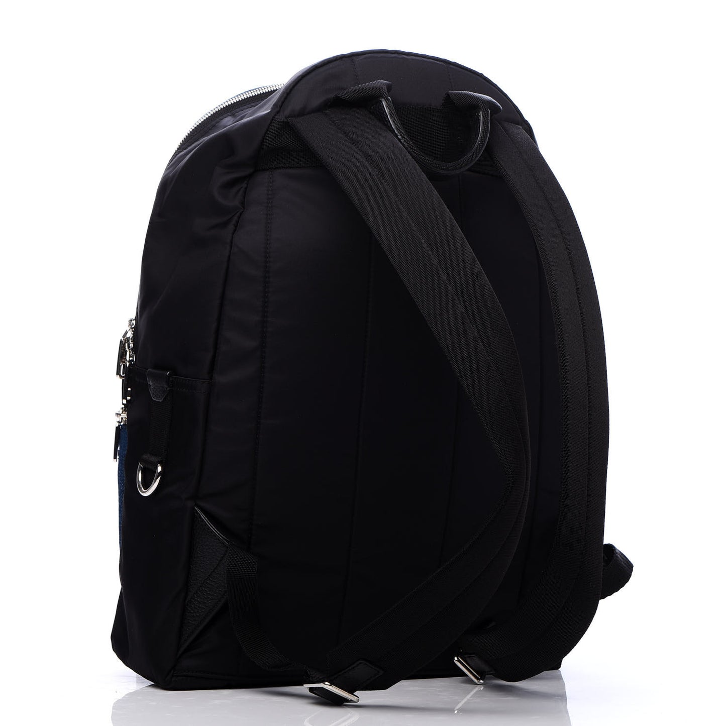 Denim Patched Volcano Backpack Black