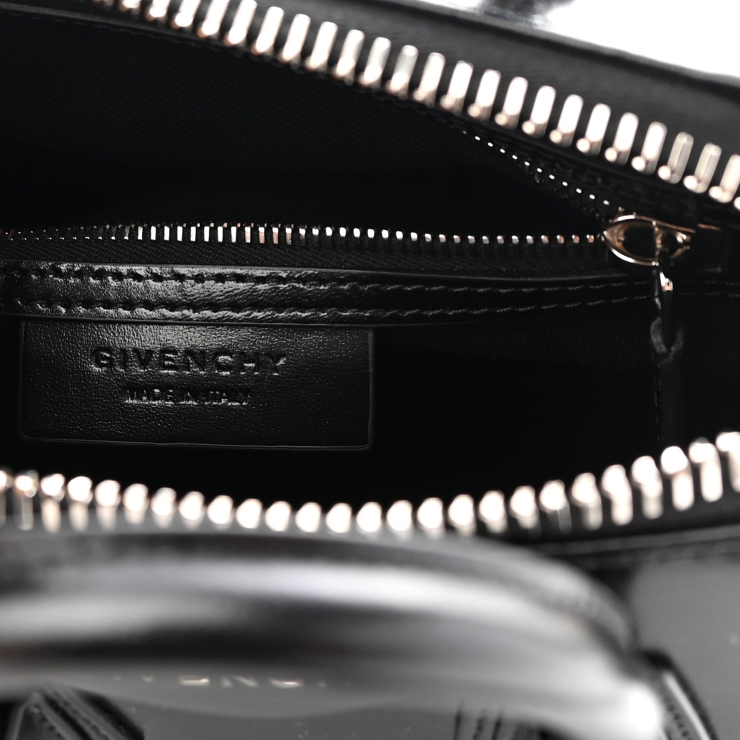 Givenchy Shiny Lord Calfskin Mini Antigona Black 5 of 8