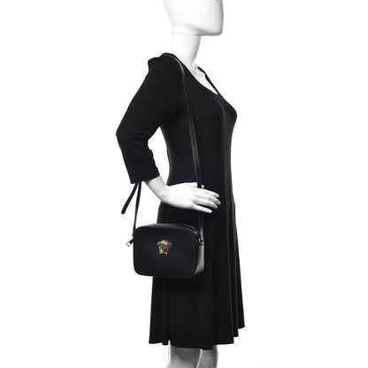 Versace Calfskin Palazzo Camera Bag Black 2 of 9