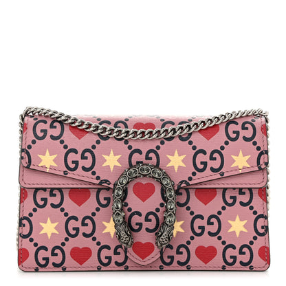 Gucci Calfskin Valentine's Day Exclusive Super Mini Dionysus Shoulder Bag 1 of 11