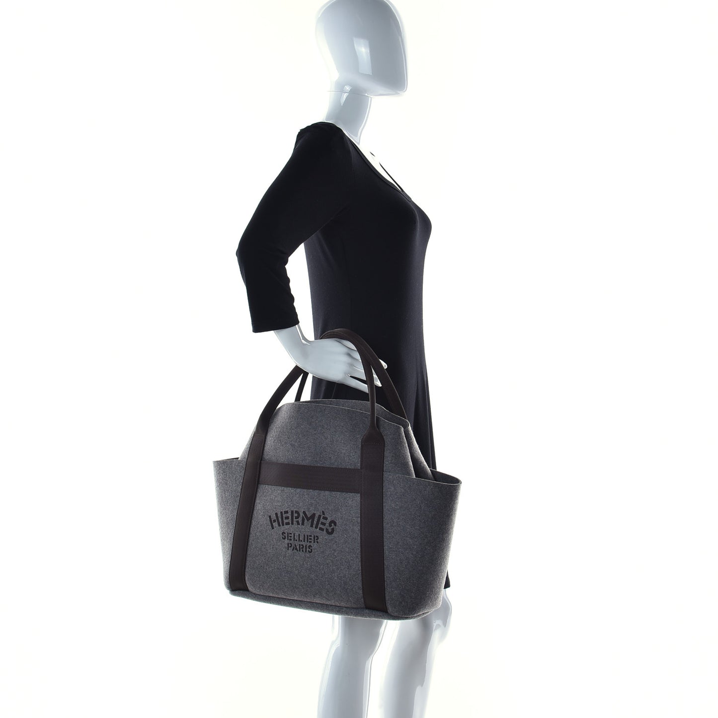 Felt Sac De Pansage Groom Bag Acier