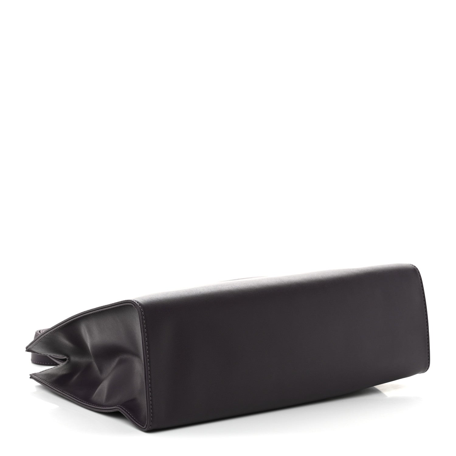 Telfar Vegan Leather Medium Shopping Bag Eggplant 4 of 10