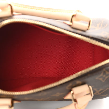 Louis Vuitton Monogram Speedy Bandouliere 20 Black 5 of 8
