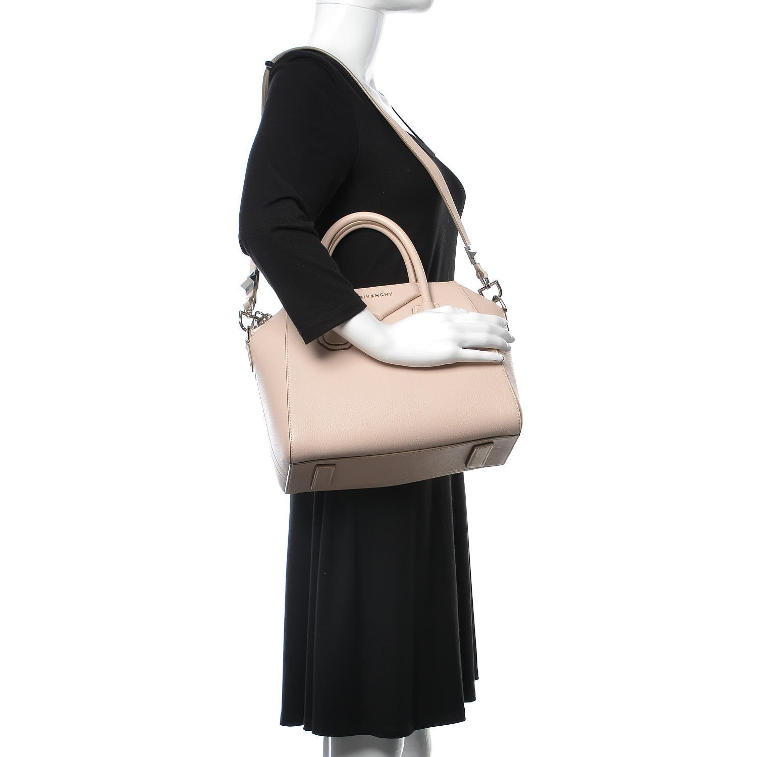 Givenchy Sugar Goatskin Small Antigona Nude Pink 2 of 12