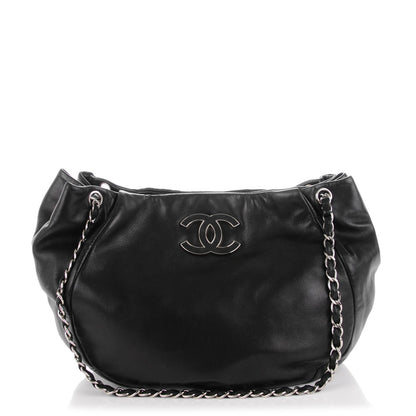 Chanel Lambskin Sensual Hobo Black 1 of 11