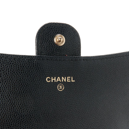 Chanel Caviar Quilted Classic Clutch With Chain Black 6 of 11