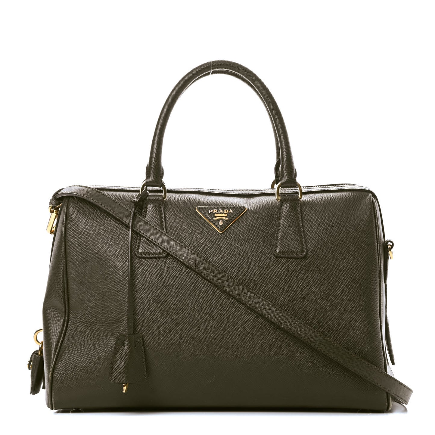 Saffiano Lux Bowler Militare