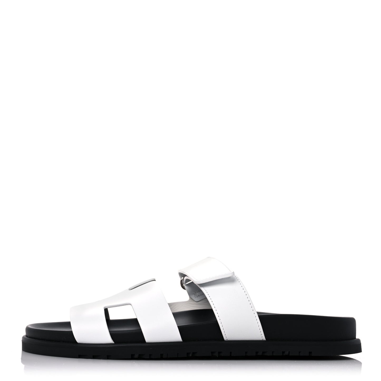 Calfskin Womens Chypre Sandals 40 White