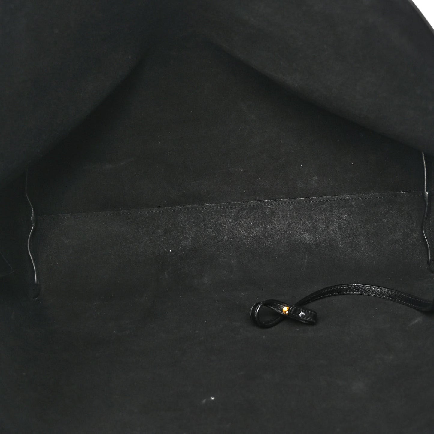 Calfskin Large Shopping Tote Black