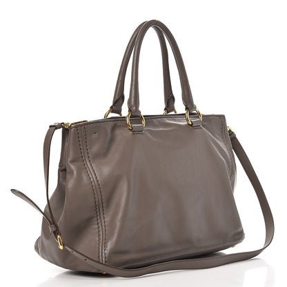 Prada Soft Calf Tote Bambu 4 of 12
