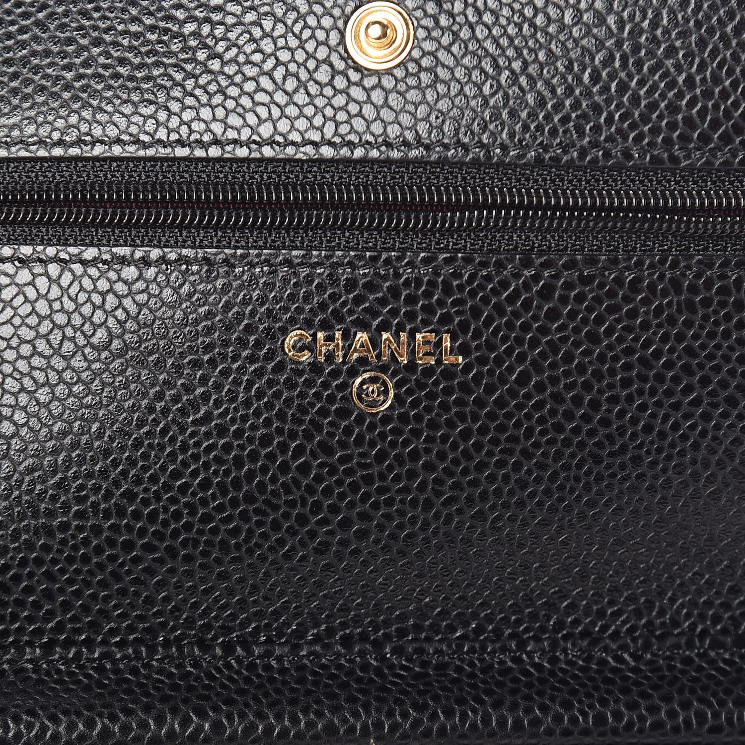 Chanel Caviar Quilted Wallet On Chain WOC Black 6 of 10