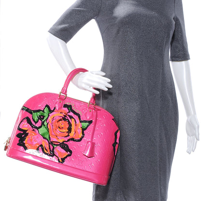 Louis Vuitton Vernis Roses Alma GM Rose Pop 2 of 7