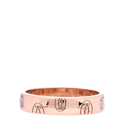 Cartier 18K Pink Gold 4mm Happy Birthday Band Ring 51 5.75 3 of 6