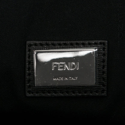 Fendi Vitello Elite Cuoio Monster Buggies Medium Roll Tote Lollypop Black 6 of 7