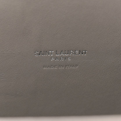 Saint Laurent Calfskin Crocodile Embossed Baby Sac De Jour Fog 6 of 13