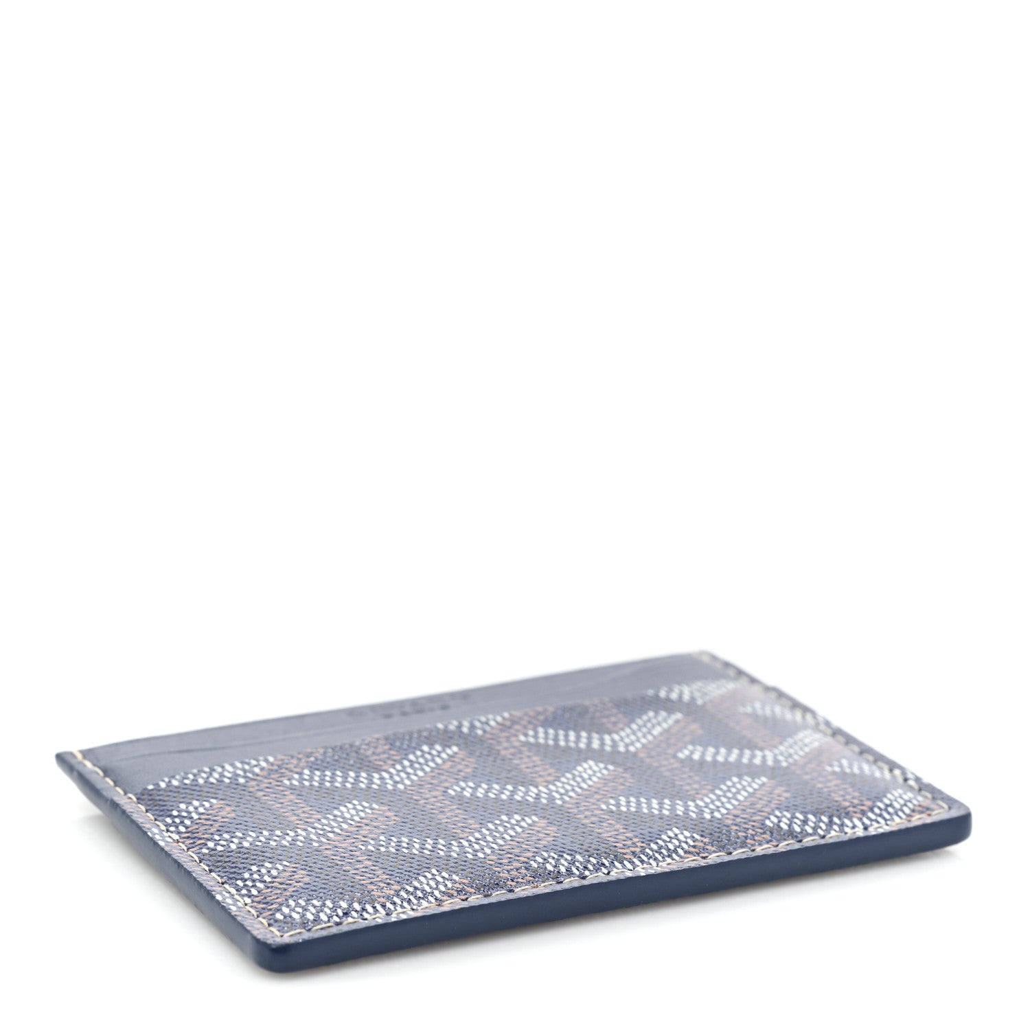 Goyard Goyardine Saint Sulpice Card Holder Navy 4 of 7