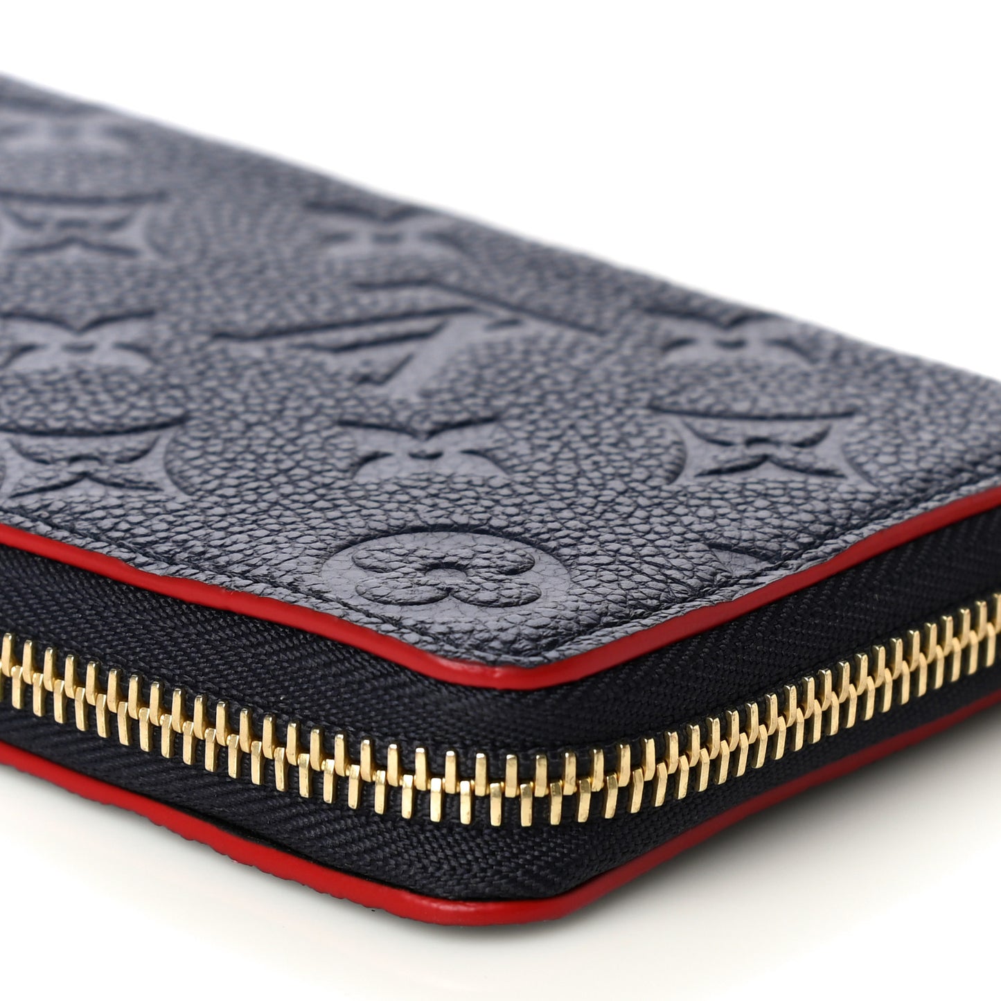 Empreinte Clemence Wallet Marine Rouge