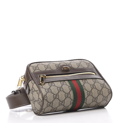 Gucci GG Supreme Monogram Web Small Ophidia Belt Bag 75 30 Dark Brown 4 of 12
