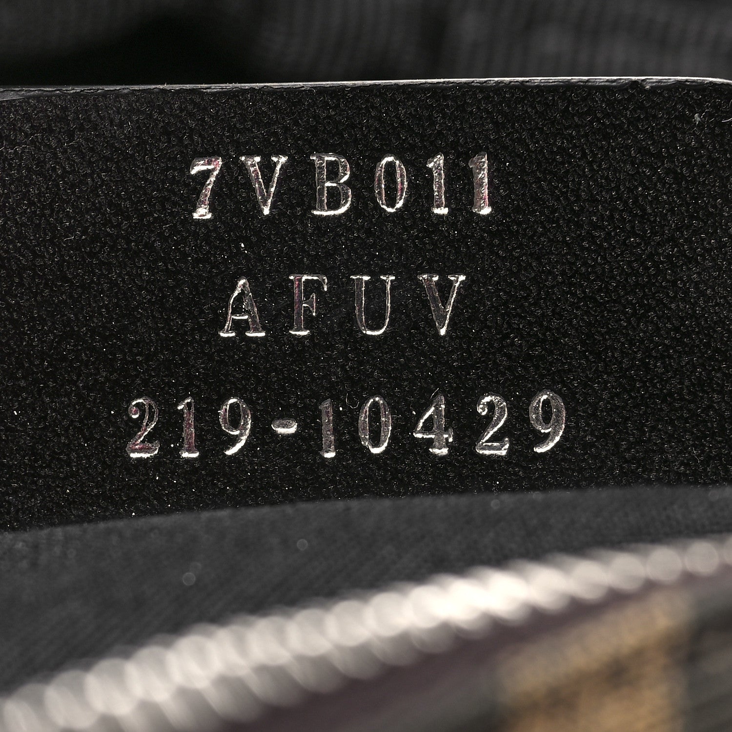 Fendi X SARAH COLEMAN Fabric Jacquard Vitello Century Matte FF Vertigo Kids Belt Bag Moro Black 7 of 9