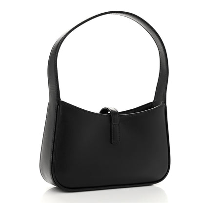Saint Laurent Smooth Calfskin Le 5 A 7 Mini Hobo Black 3 of 9
