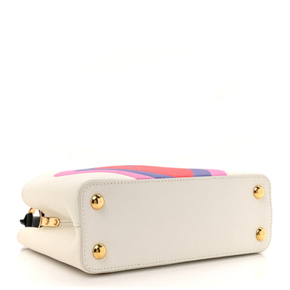 Louis Vuitton Taurillon Game On Capucines BB White 4 of 10