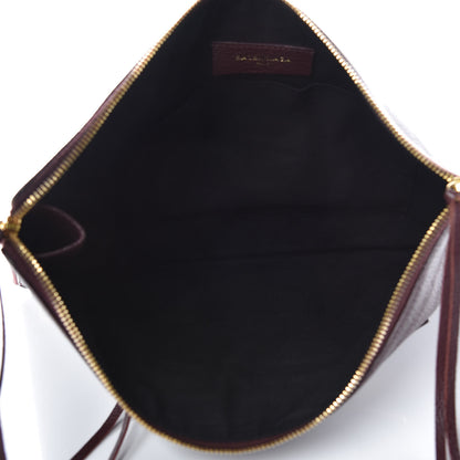 Balenciaga Chevre Gold Metallic Edge Hardware Pouch 7 of 8