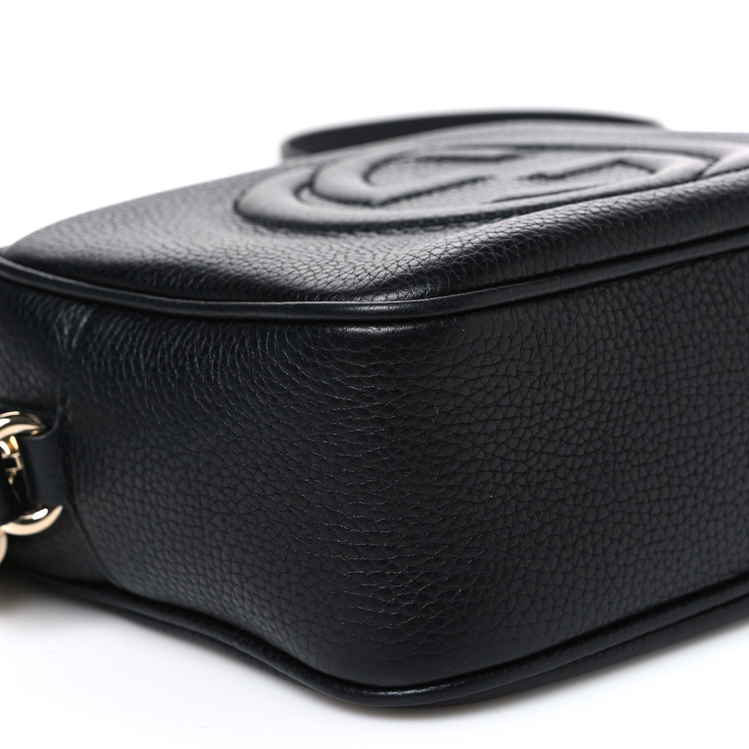 Gucci Pebbled Calfskin Small Soho Disco Bag Black 9 of 10
