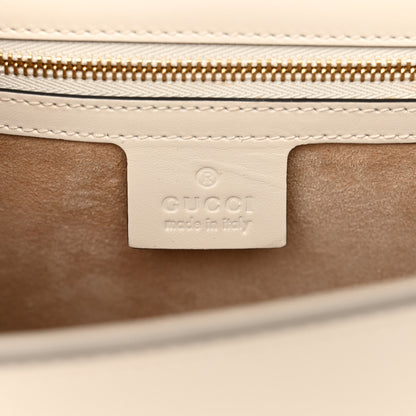 Gucci Calfskin Small Sylvie Shoulder Bag Off White 6 of 12