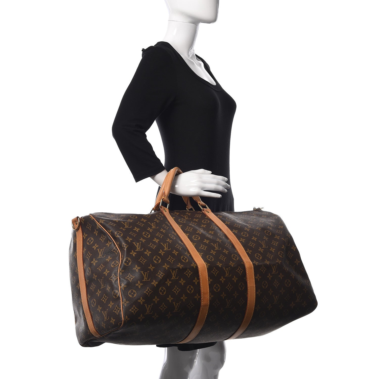 Louis Vuitton Monogram Keepall Bandouliere 60 2 of 16
