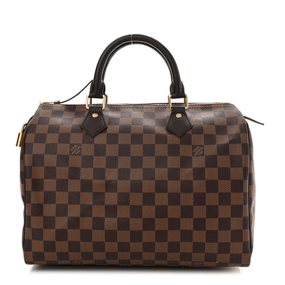 Louis Vuitton Damier Ebene Speedy 30 1 of 10