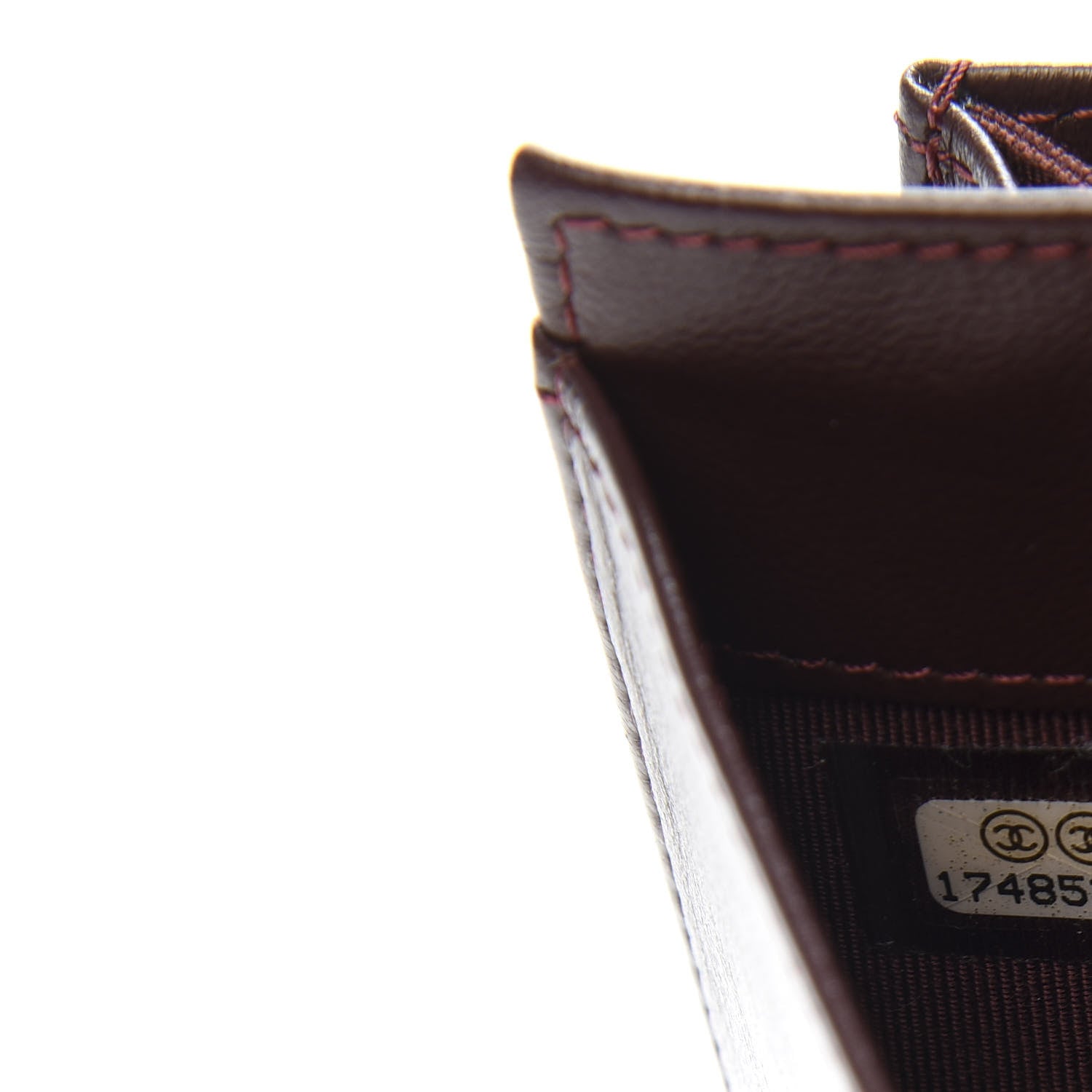 Chanel Lambskin Quilted Yen Wallet Black 8 of 13