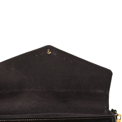 Louis Vuitton Vernis Pochette Felicie Chain Wallet Amarante 10 of 11