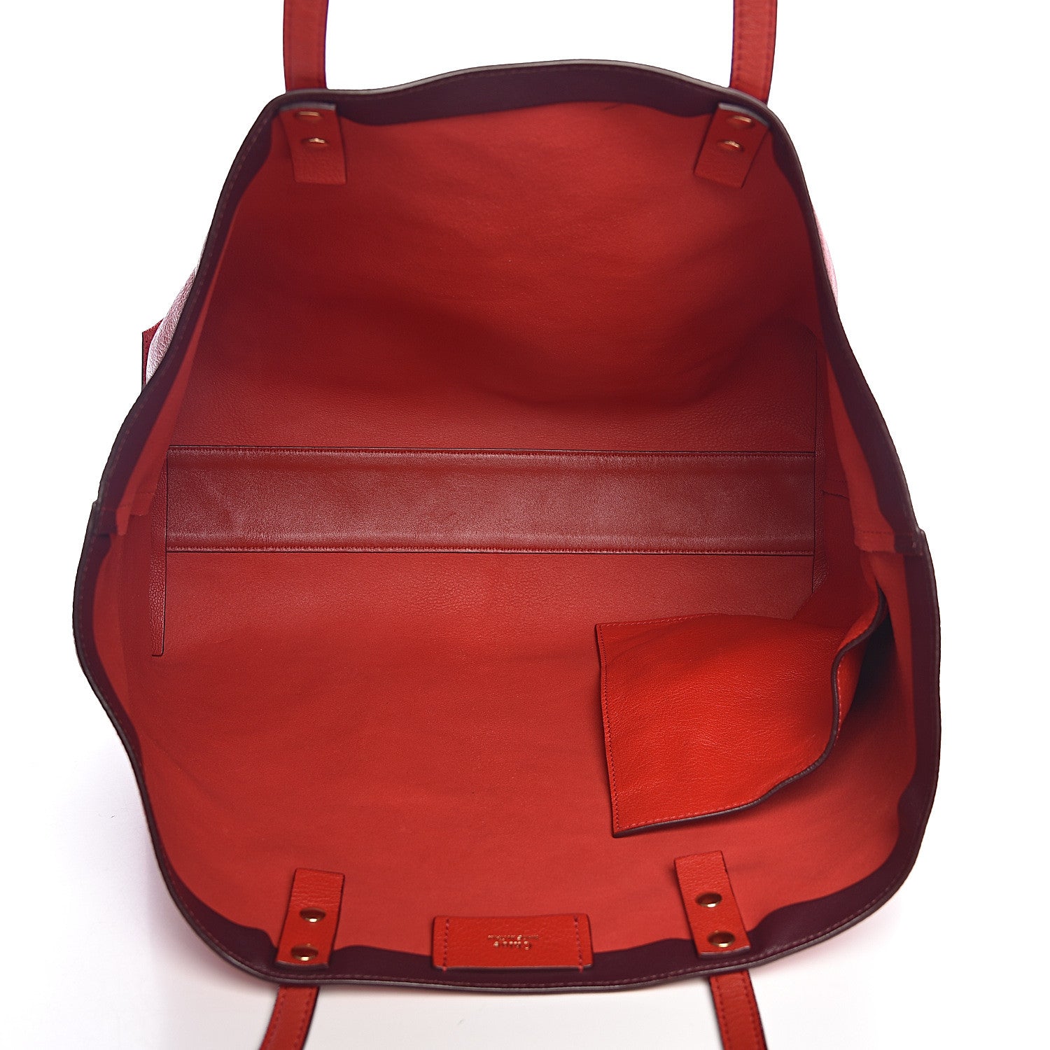Chloe Goatskin Dilan East West Tote Red 5 of 13