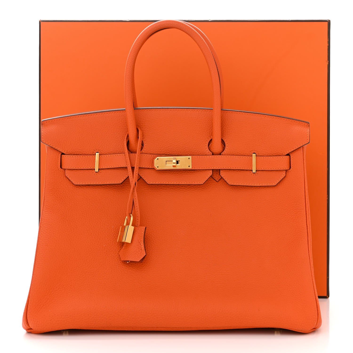 Hermes Togo Birkin 35 Orange 16 of 16