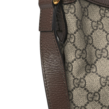 Gucci GG Supreme Monogram Web Small Ophidia Half Moon Hobo Brown 11 of 14