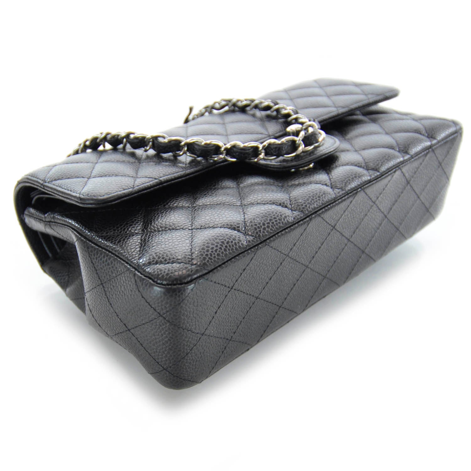 Chanel Caviar Quilted Medium Double Flap Black 4 of 8