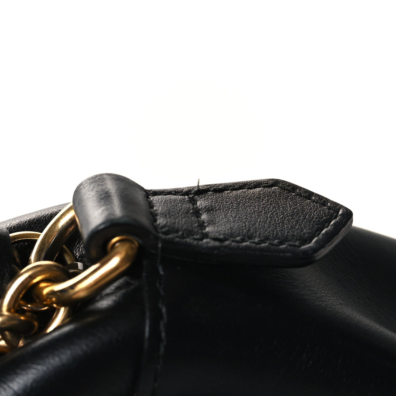Gucci Calfskin Matelasse Small GG Marmont Chain Shoulder Bag Black 12 of 12