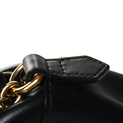 Gucci Calfskin Matelasse Small GG Marmont Chain Shoulder Bag Black 12 of 12