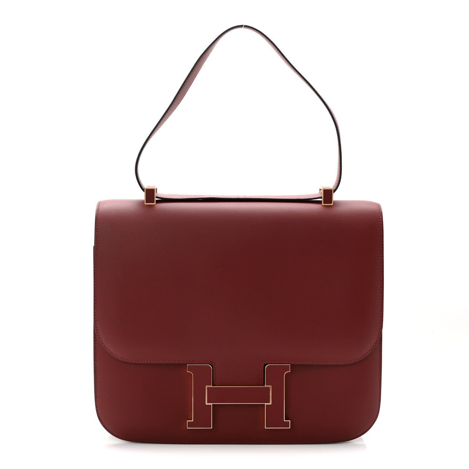 Hermes Veau Sombrero Constance Cartable 29 Rouge H 1 of 11