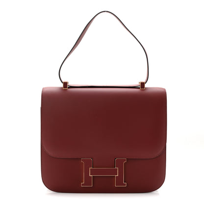 Hermes Veau Sombrero Constance Cartable 29 Rouge H 1 of 11