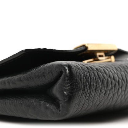 Burberry Signature Grain Calfskin Check Embossed Langley Crossbody Black 8 of 9